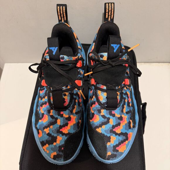 Adidas Trae Young 1 Pixel Blue Basketball Shoes Men’s 8.5 Boost GY0289 - Picture 3 of 11